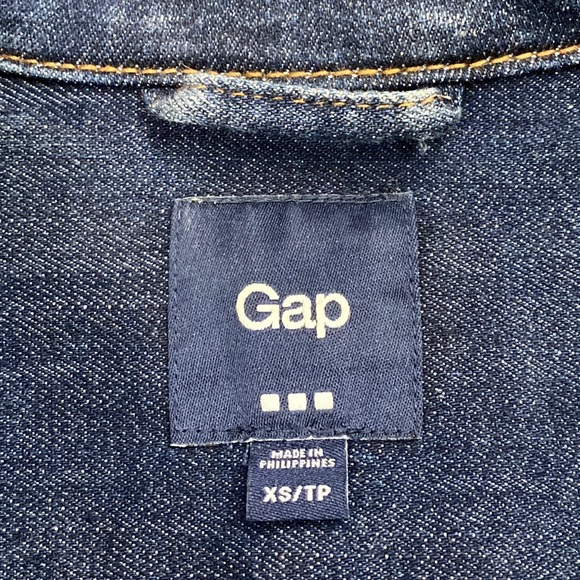 Gap Jean Jacket, Women’s Classic Fit XS, Dark Blue - Picture 3 of 13